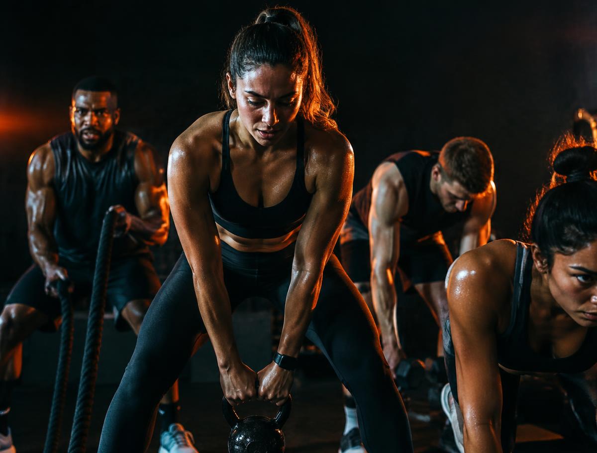 Alunos treinando na Zanella Fitness